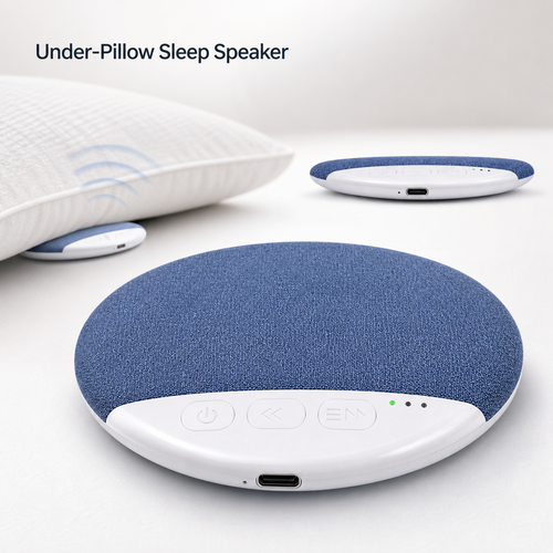 Ultra-Thin Wireless Pillow Speaker – Nature Sounds & White Noise with Timer and Auto Shutoff